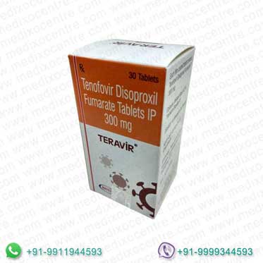 Buy Tenofovir (Teravir) 300 mg Online With Free Shipping Worldwide - Medixo