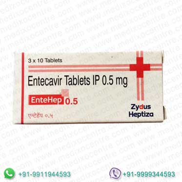 Buy Entehep 0.5 mg Online, GET 100% Guaranteed Delivery - Medixo