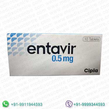 Buy Baraclude (Entecavir) 0.5 mg Online, Free Doorstep Delivery - Medixo
