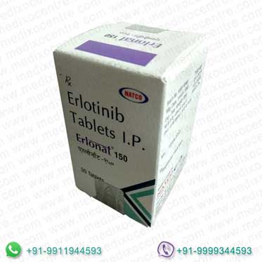 Buy Erlotinib (Erlonat) 150 mg Online at Low prices At MedixoCentre