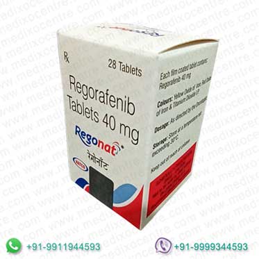 Buy Regorafenib (Regonat) 40 mg Online & Low Prices At MedixoCentre