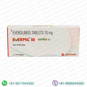 Buy Everolimus (Evermil) 10 mg Online & Low Prices At MedixoCentre
