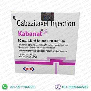 Buy Cabazitaxel (Kabanat) 60 mg Injection Online & Low Prices At Medixo