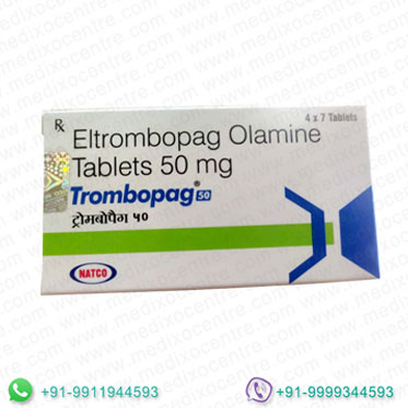 Buy Trombopag (Eltrombopag) 50 mg Online, Free Shipping - Medixo