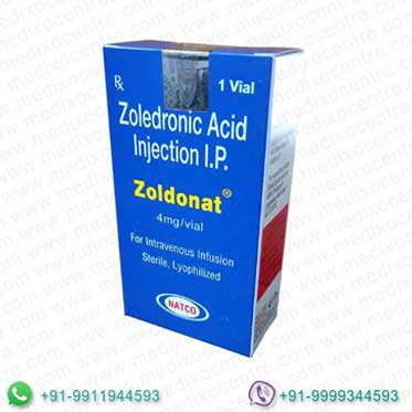 Buy Zoledronic Acid (Zoldonat) 4mg Online & Low Prices At MedixoCentre