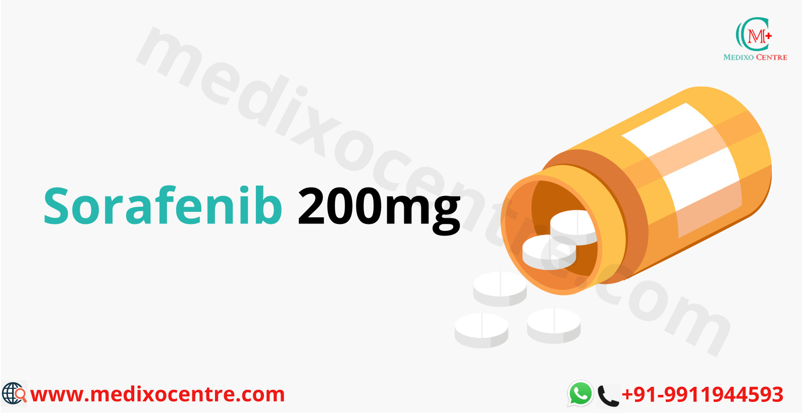 Buy Sorafenib 200 mg Online with Big Discount | Medixo Centre